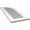 Ekena Millwork Quarter Round Top Right Surface Mount PVC Gable Vent w/ 3-1/2"W x 1"P Standard Frame, 16"W x 42"H GVPQR16X4201SF - alternate 5
